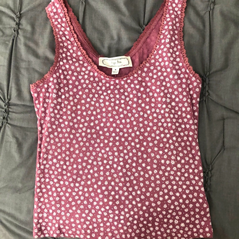 pink flower shirt